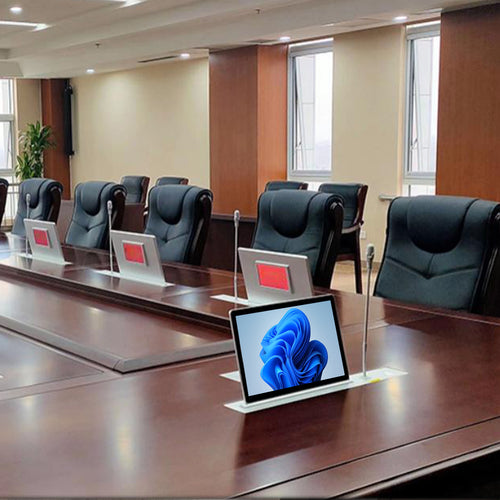 17.3 Modern Monitor Lift Conference Table