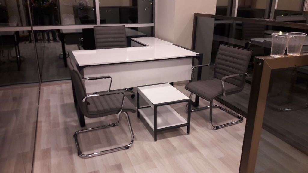 White Anthracite Office Furniture Gebze