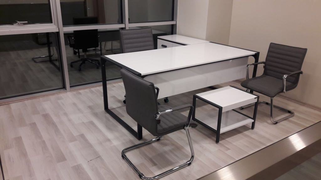 White Anthracite Office Furniture Gebze