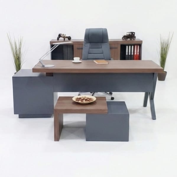 Istanbul Office Executive Set Captiva - V.Walnut Anthracite