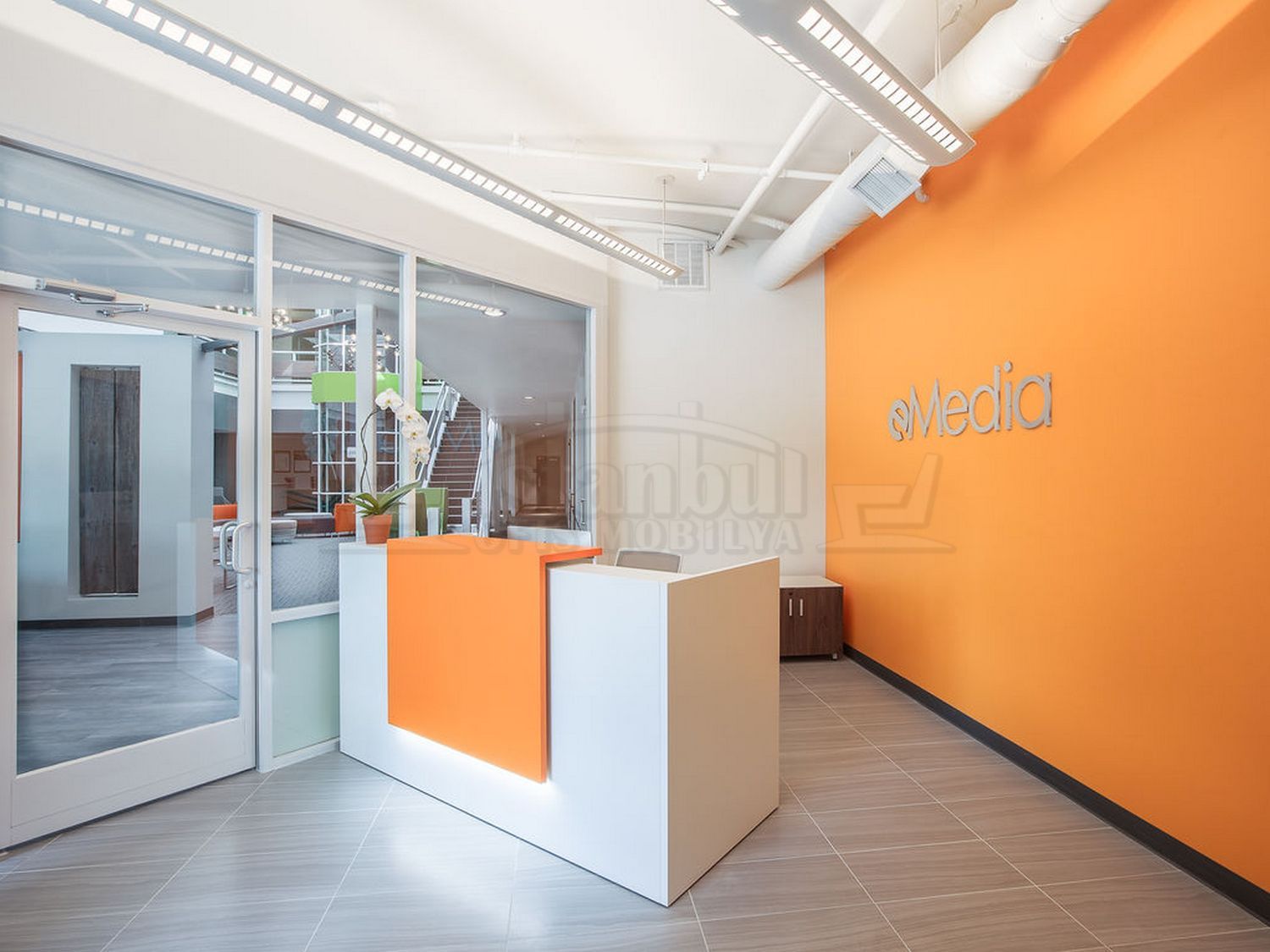 Reception Desk Parma Wide