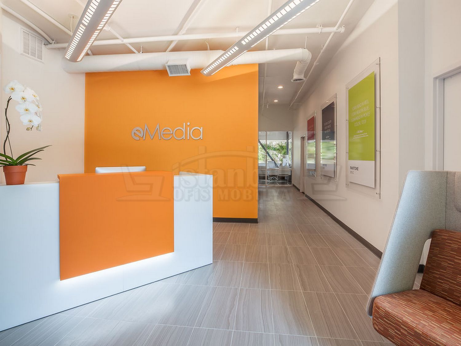 Reception Desk Parma Wide