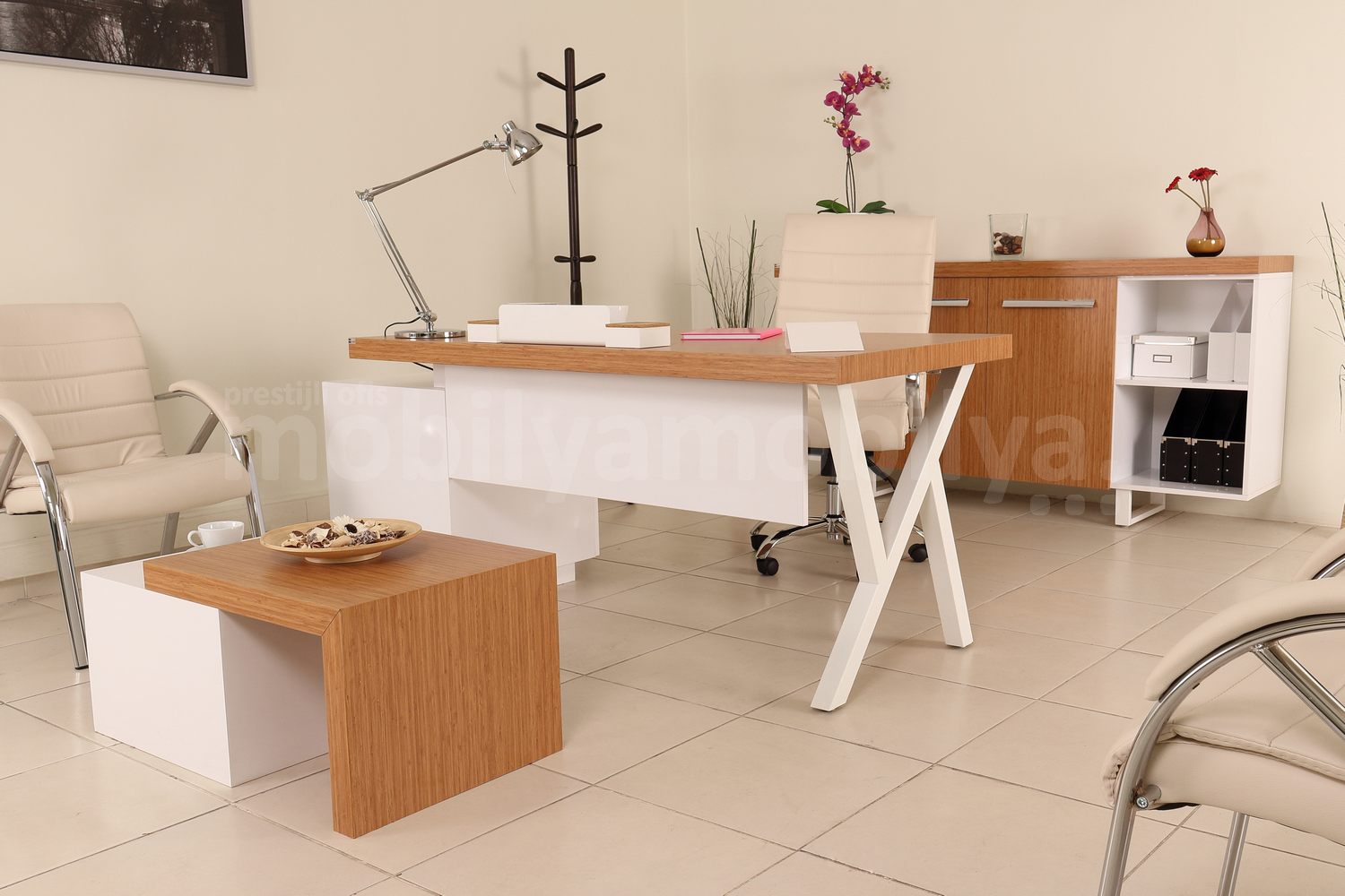 Captiva Makam Takımı Bambu Beyaz ISTANBUL-TSI