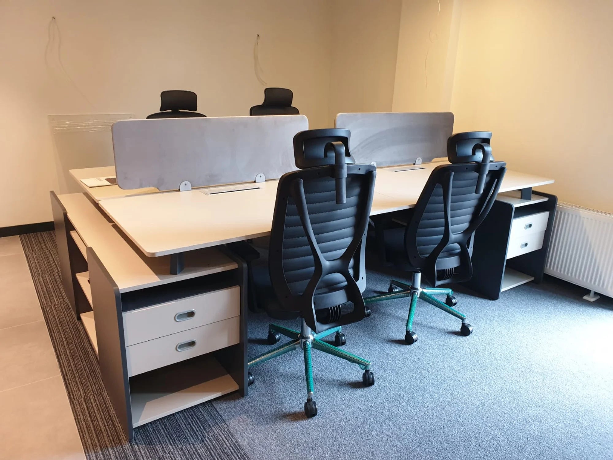 Katar 4lü Çalışma Masası Workstation ISTANBUL
