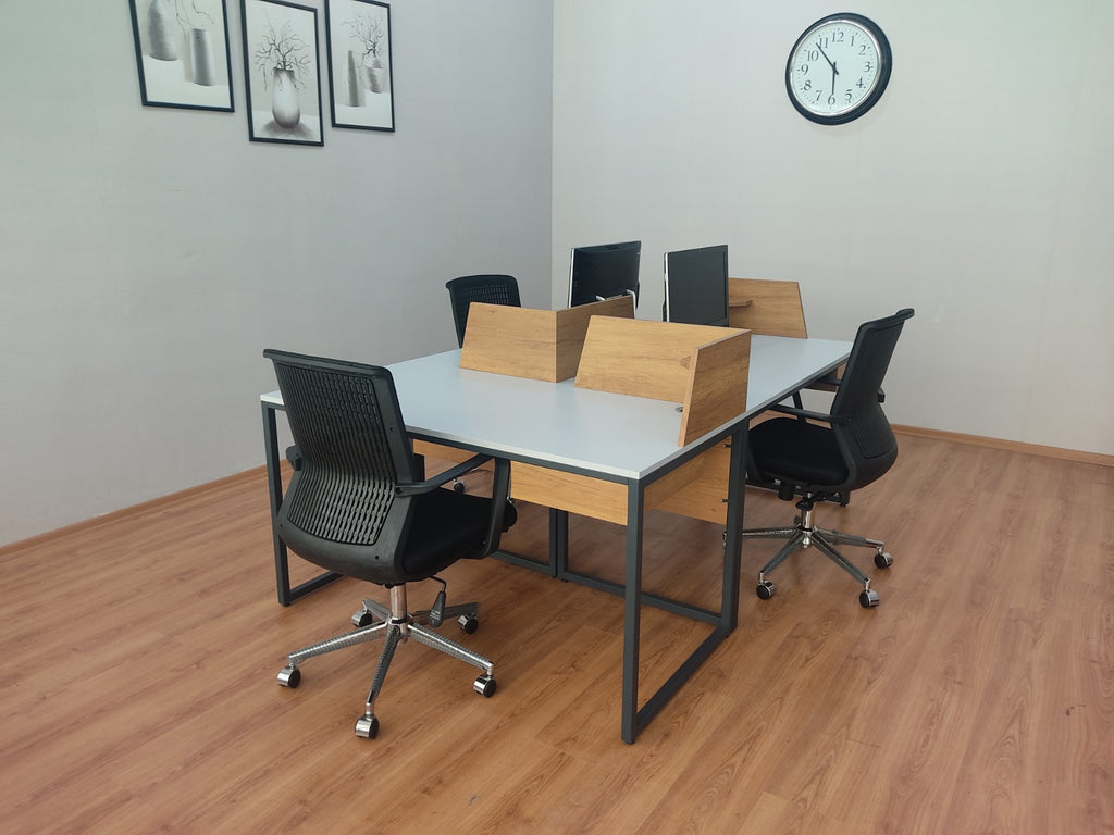 Zelinda Triple Study Desk
