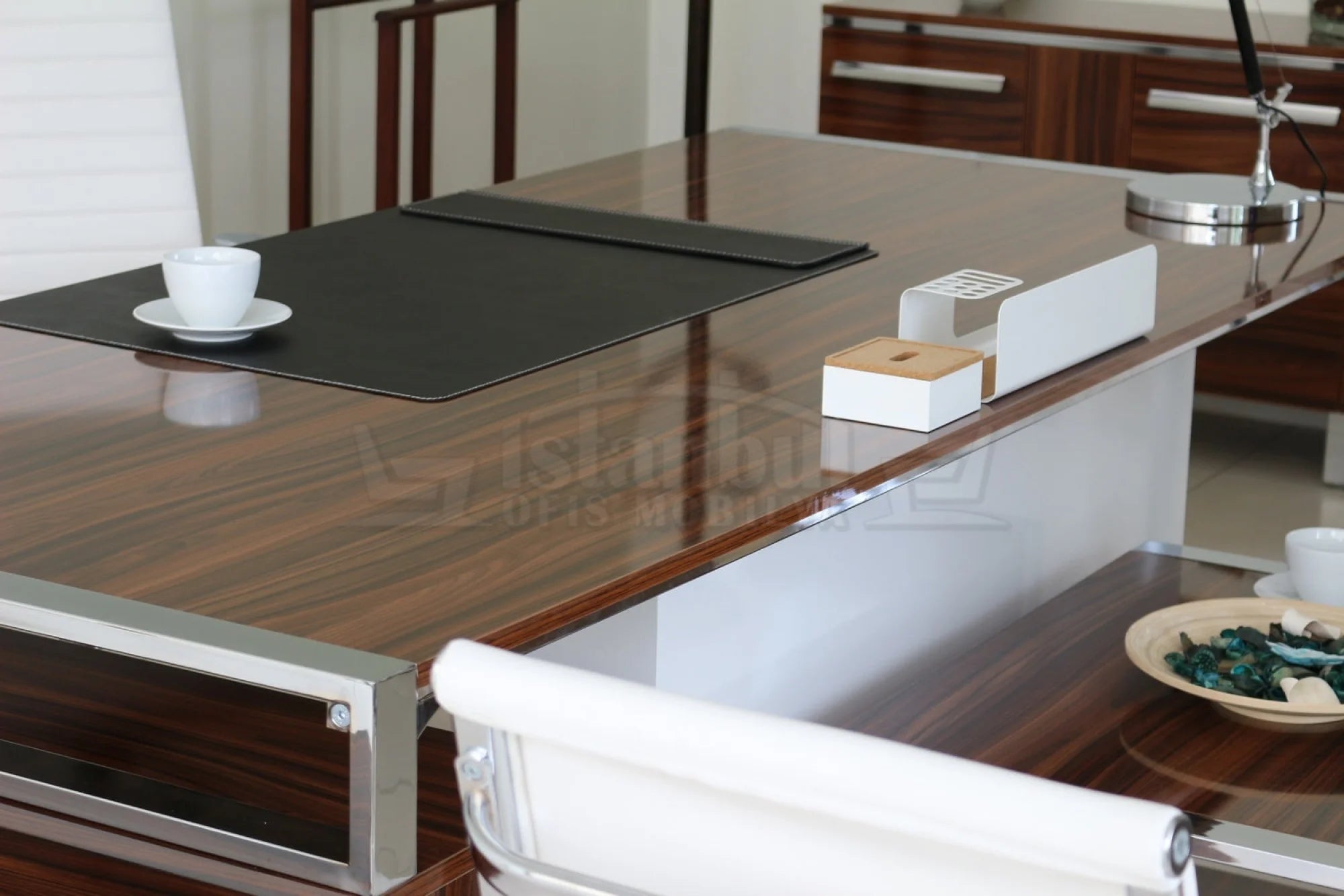 Porshland Ofis Makam Masası Etejerli 220x100 ISTANBUL-TSI