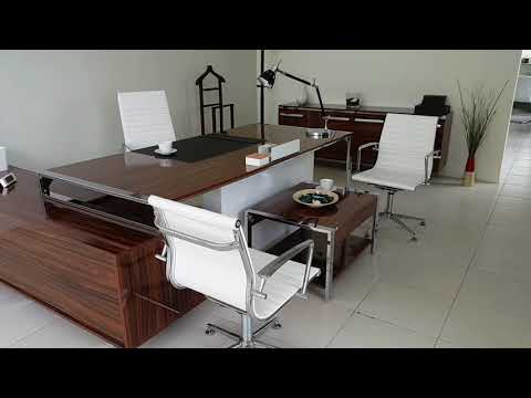 Ensemble de bureau de direction Porsche Land Hg. noyer