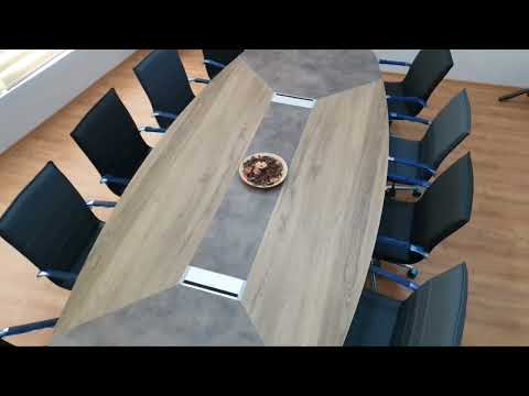 Large Oval Conference Table