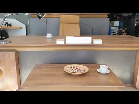 Signature VIP Executive Office Set in Walnut and Lacquer
