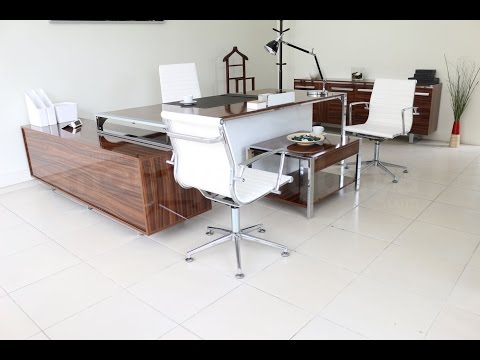 Porshland Office Executive Desk with Extension 220x100