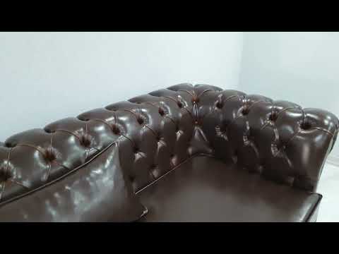 Chesterfield Büro-Sofa 3-Sitzer