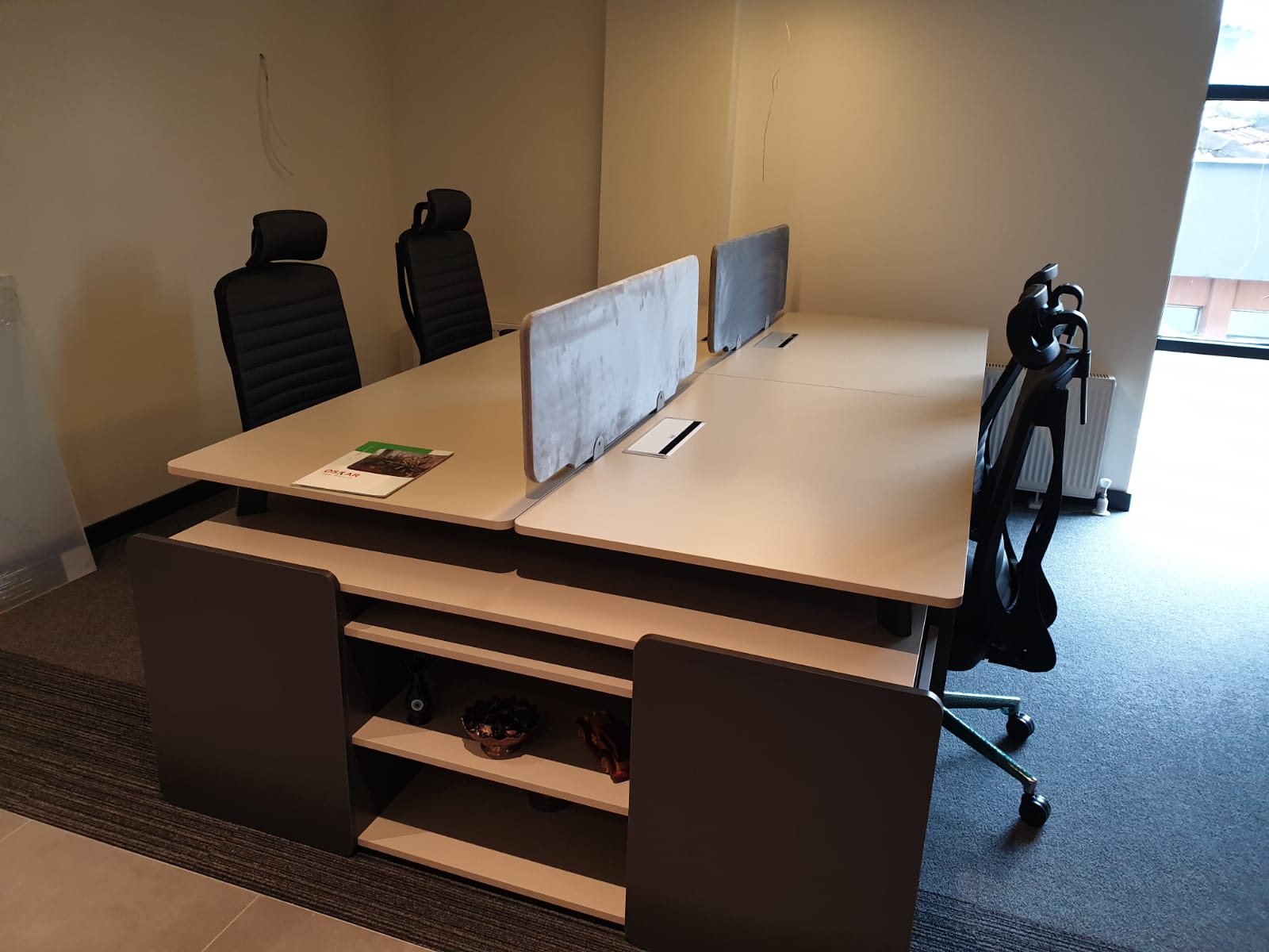 Katar 4lü Çalışma Masası Workstation ISTANBUL